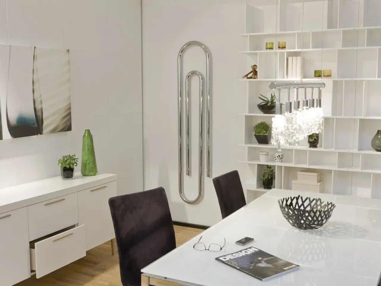 Billede 1 - Strømberg Bad, Eclipse krom håndklædetørre til vand. Helt ny 1250x373