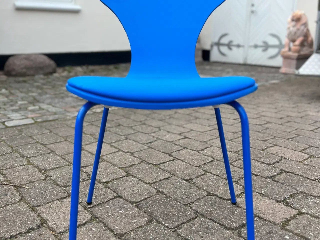Billede 4 - Lækre spisebords stole i blå