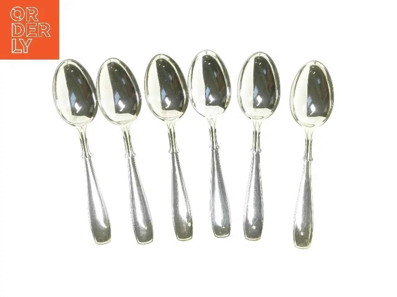 Billede 1 - Sæt af 6 suppeskeer fra Absa (str. 6 stk 19,5 cm)