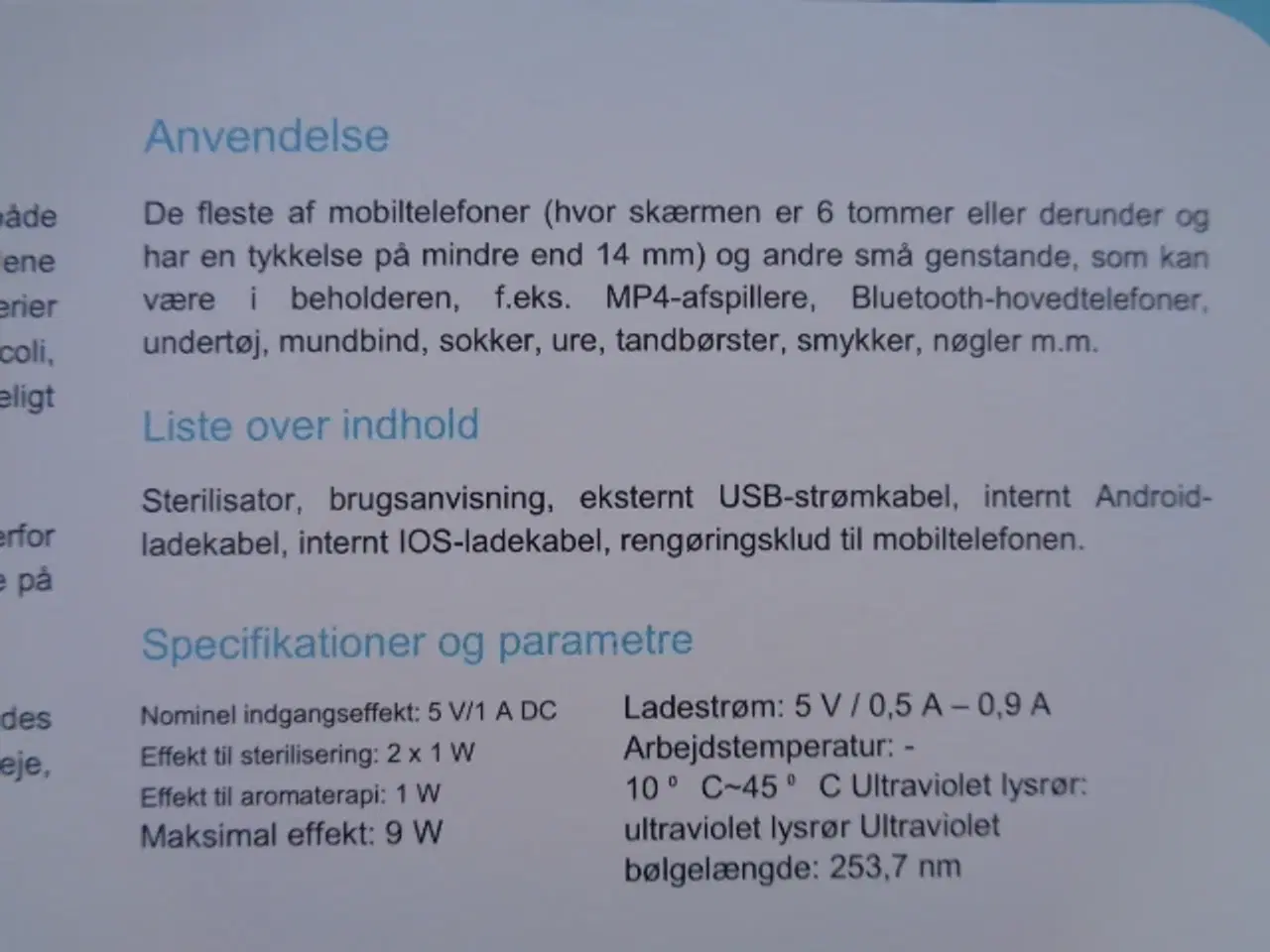 Billede 5 - UV sterilisator
