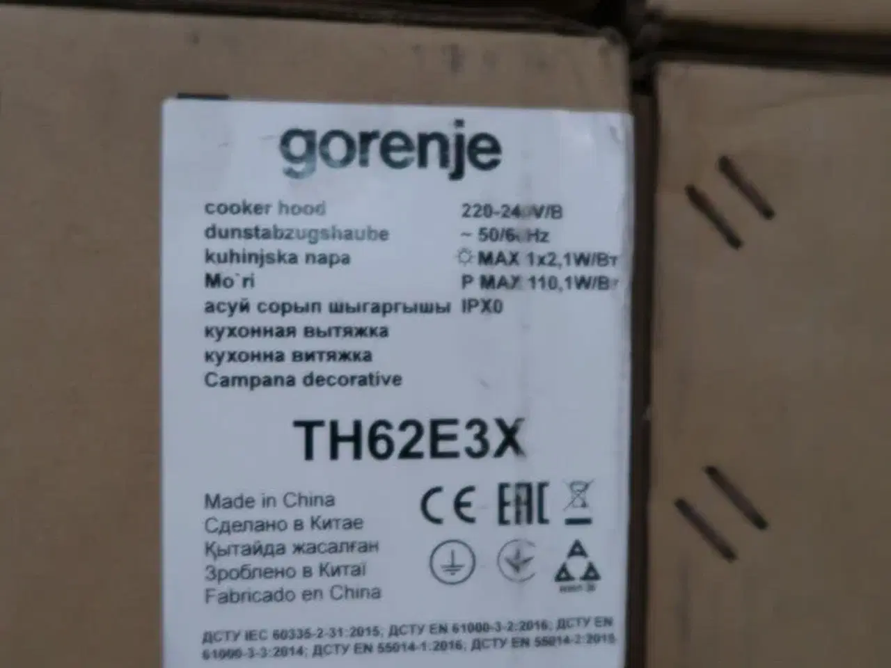 Billede 2 - Emhætte GORENJE TH62E3X