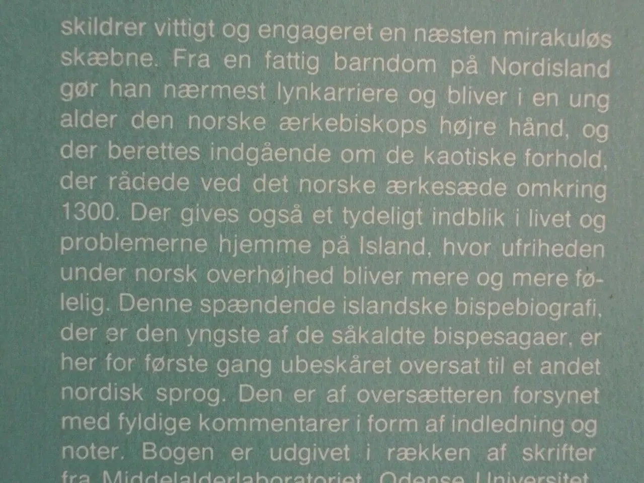 Billede 3 - historien om biskop laurentius på holar, af jørgen