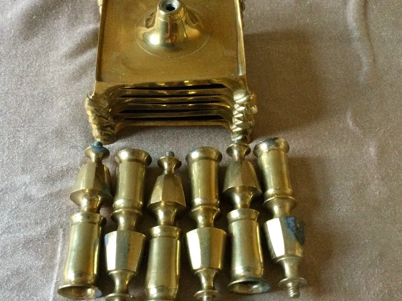 Billede 4 - Messing stager, 6 stk. sjældent udbudt