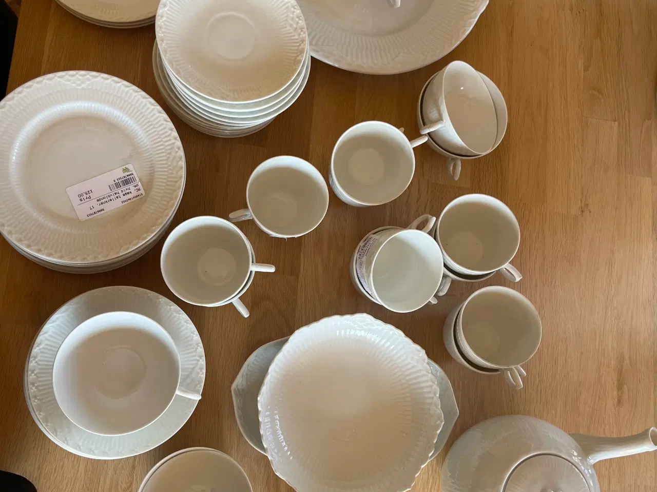 Billede 1 - Royal Copenhagen Hvid halvblonde