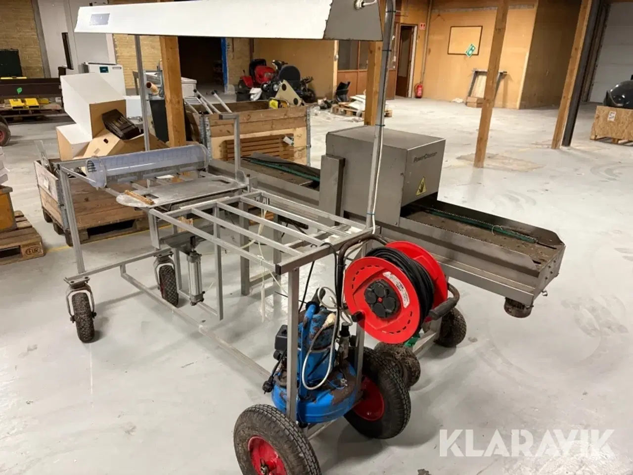 Billede 7 - Vaskemaskine, sorteringsvogn og håndteringsrør Kokkedals GP vask 3 maskiner