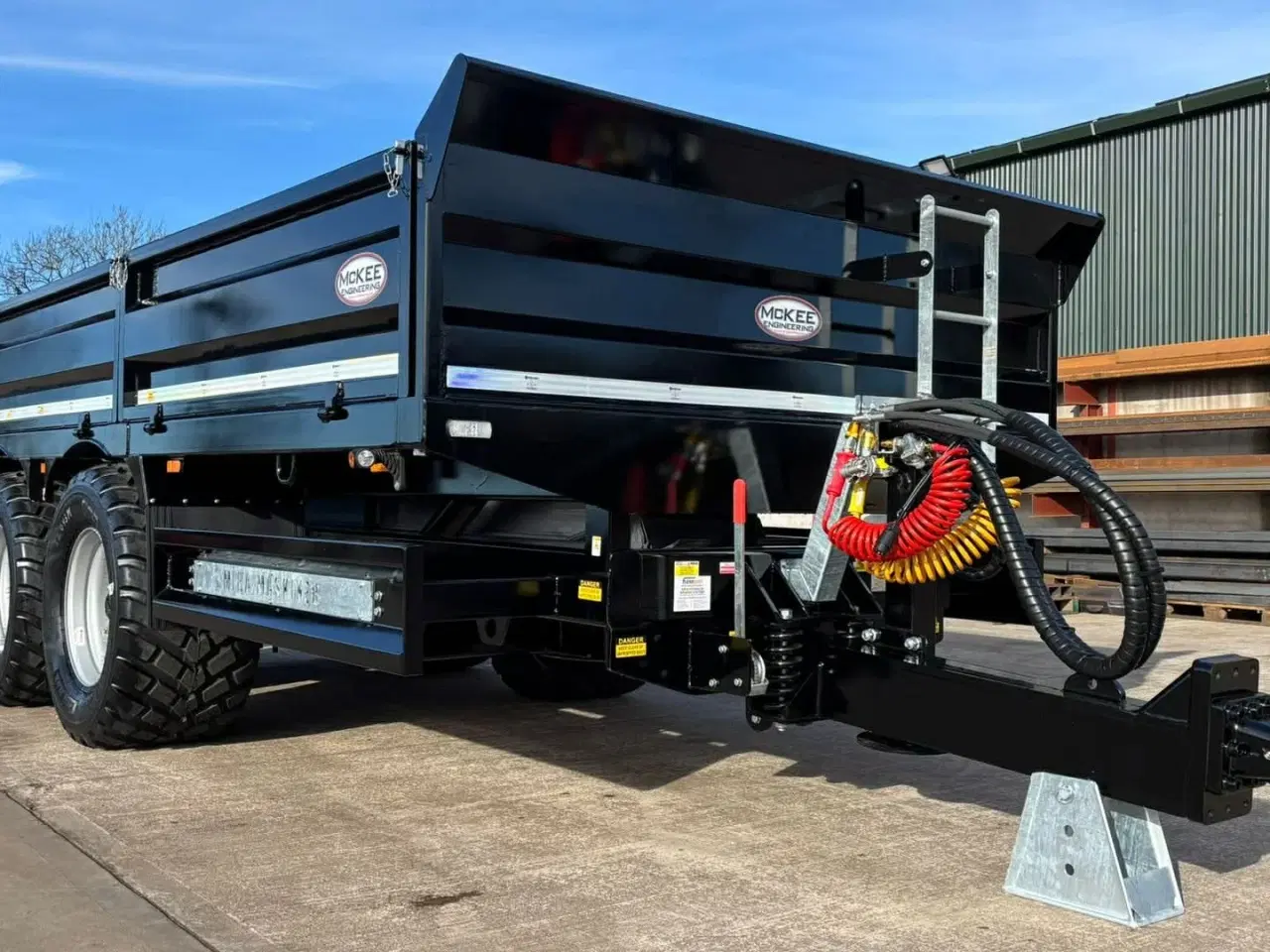Billede 2 - McKee 16T entrepenørvogn med nedfoldbare sider