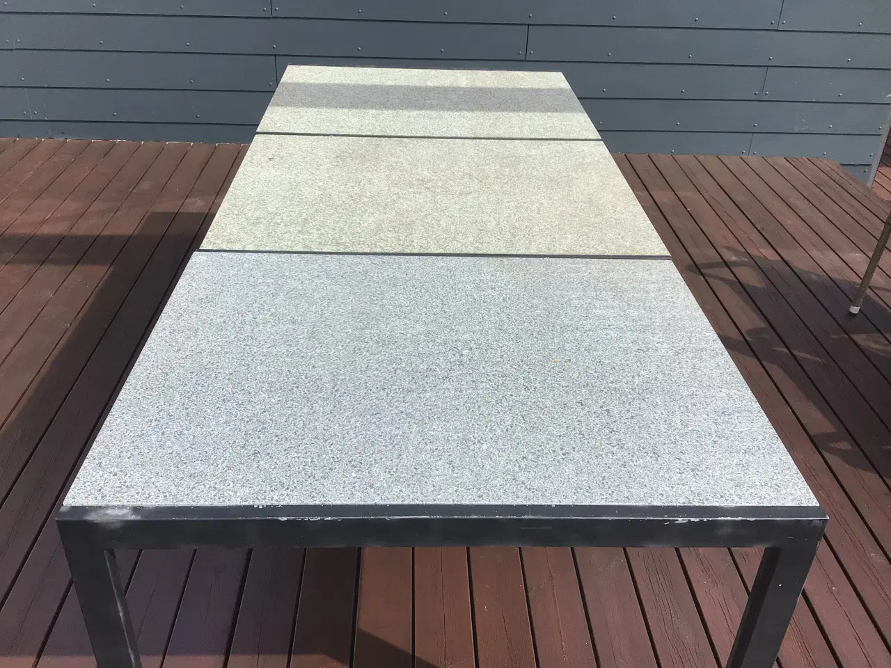 Billede 3 - Havebord m/ 3 stk. granit plader