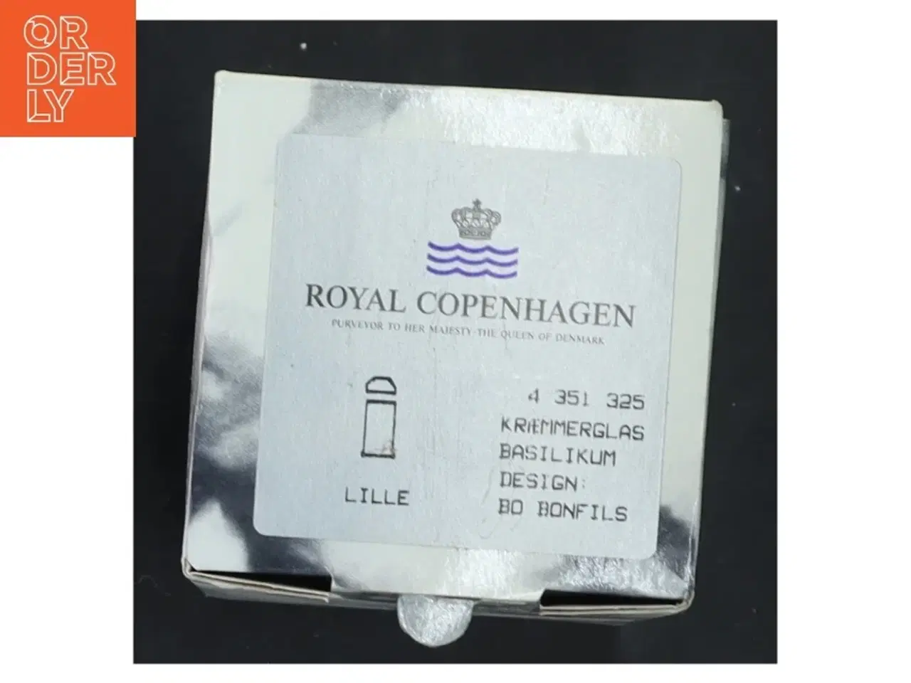 Billede 4 - Krydderiglas &#39;Basilikum&#39; fra Royal Copenhagen (str. 11x6 cm)