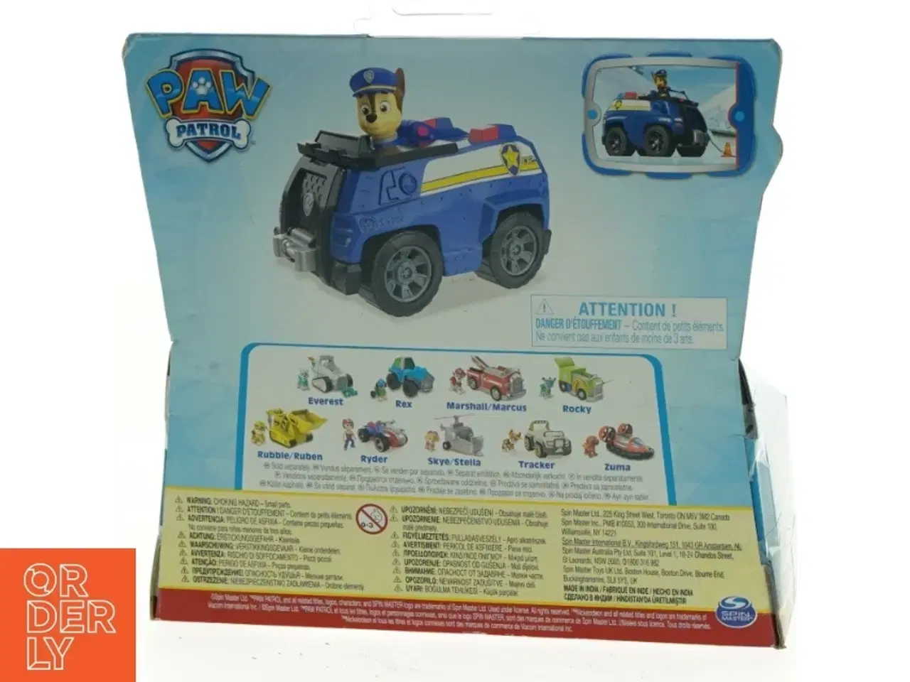 Billede 2 - Paw Patrol Chase Politibil Legetøj fra Paw Patrol (str. 20 x 10 cm)