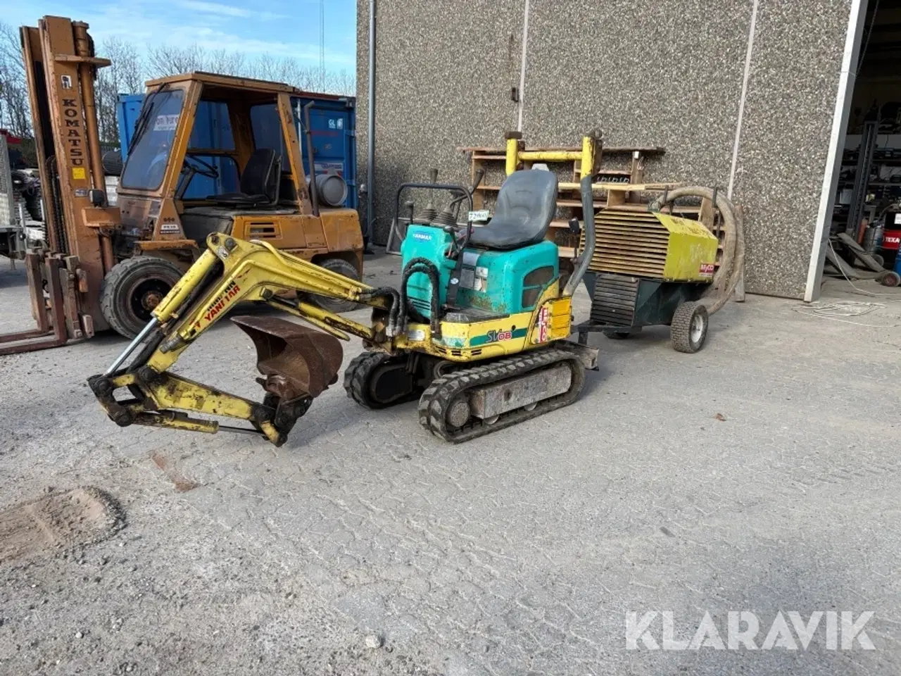 Billede 1 - Gravemaskine med løs hydraulik station Yanmar SV08-1