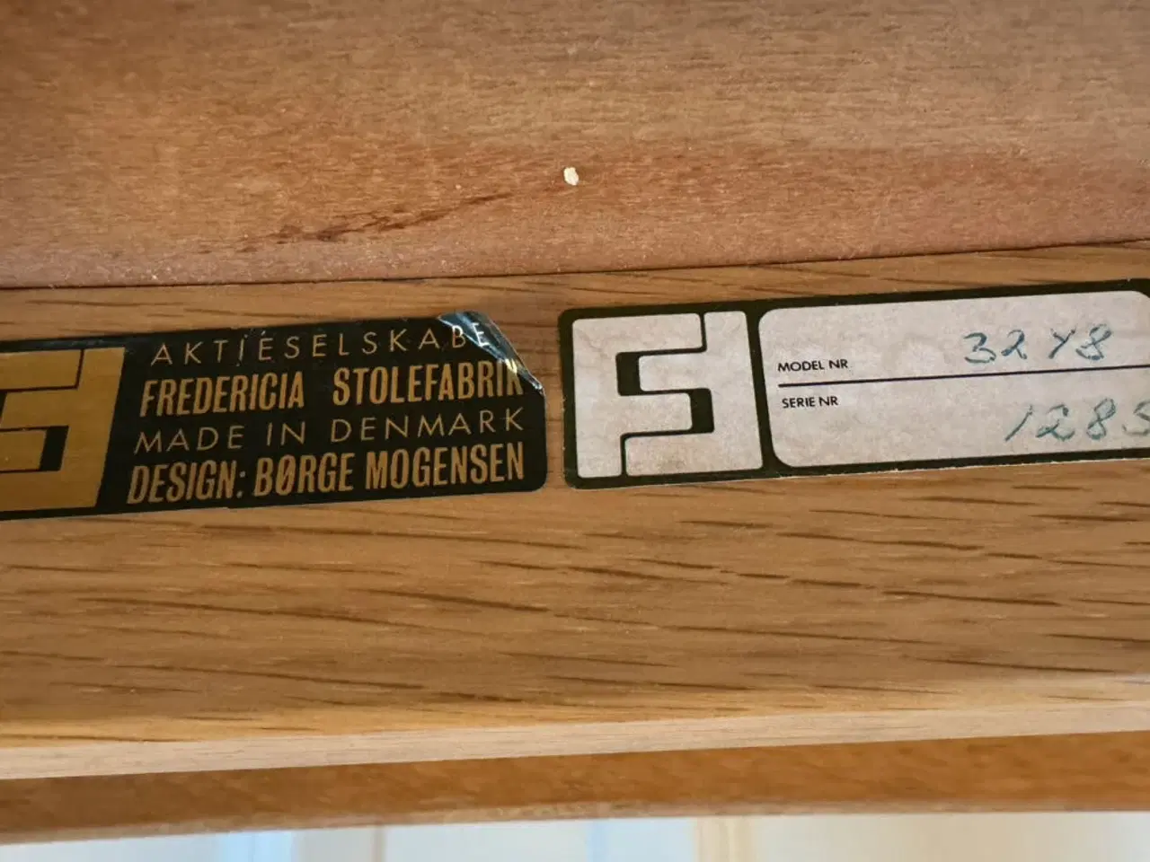 Billede 2 - Børge Mogensen - 6 stk. Spisebordstole 