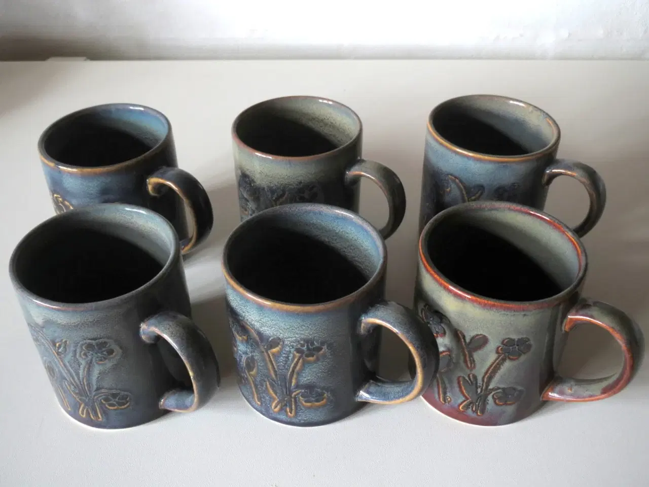 Billede 1 - Vintage keramikkrus, 6 stk.