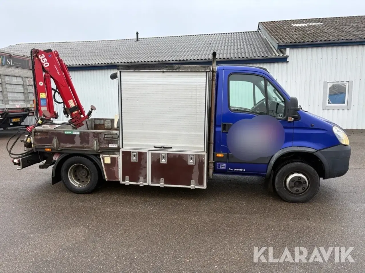 Billede 4 - Lastbil Iveco Daily 65C17 med kran