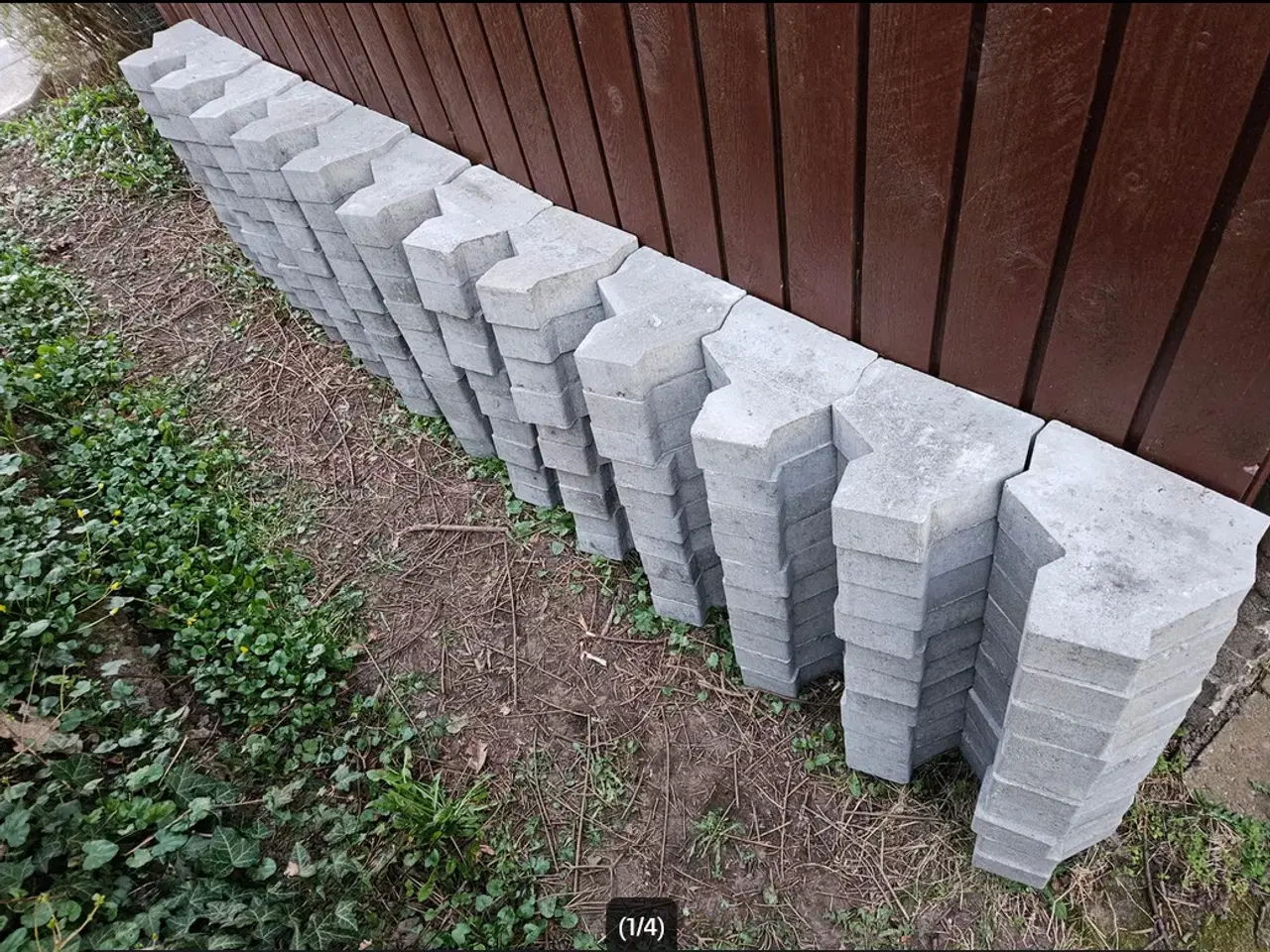 Billede 1 - 120 fabriksnye SF randsten, 5 kr/stk