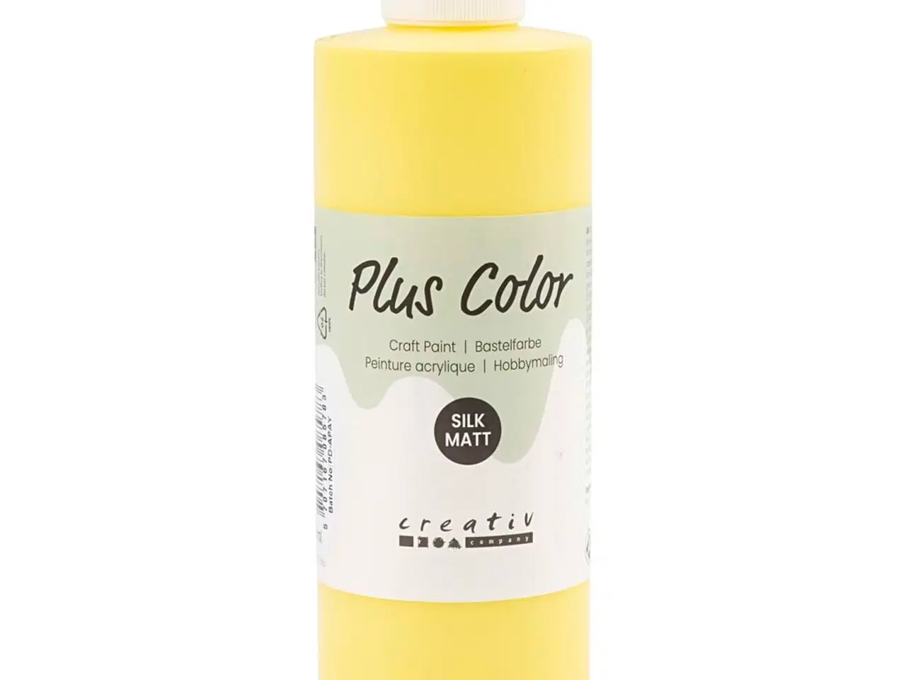 Billede 1 - Plus Color Hobbymaling, primær gul, 250ml/ 1 fl.