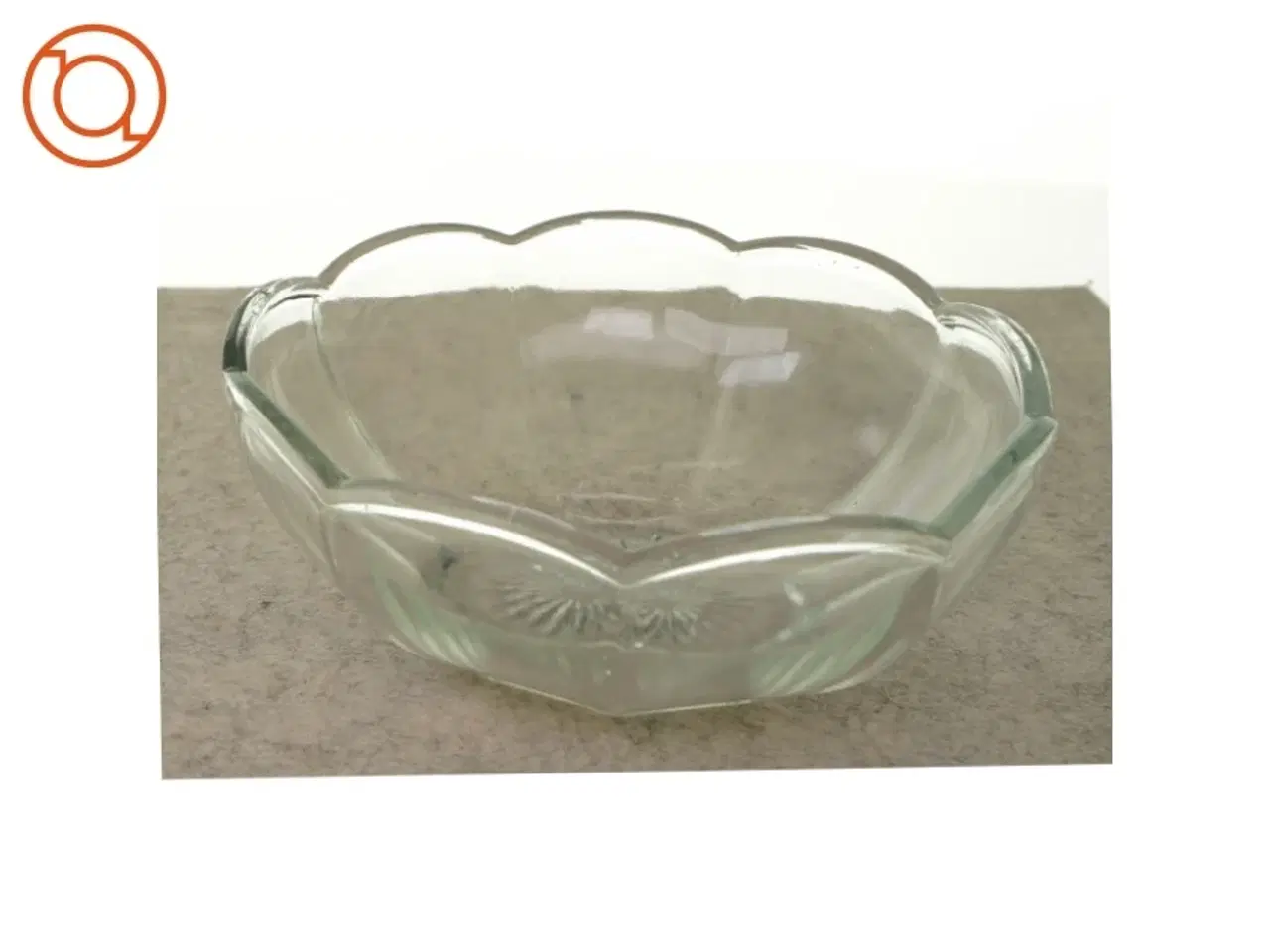 Billede 1 - Glas skål (str. 20 x 7 cm)