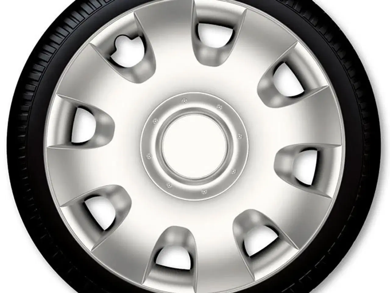 Billede 1 - 13" Radius hjulkapselsæt