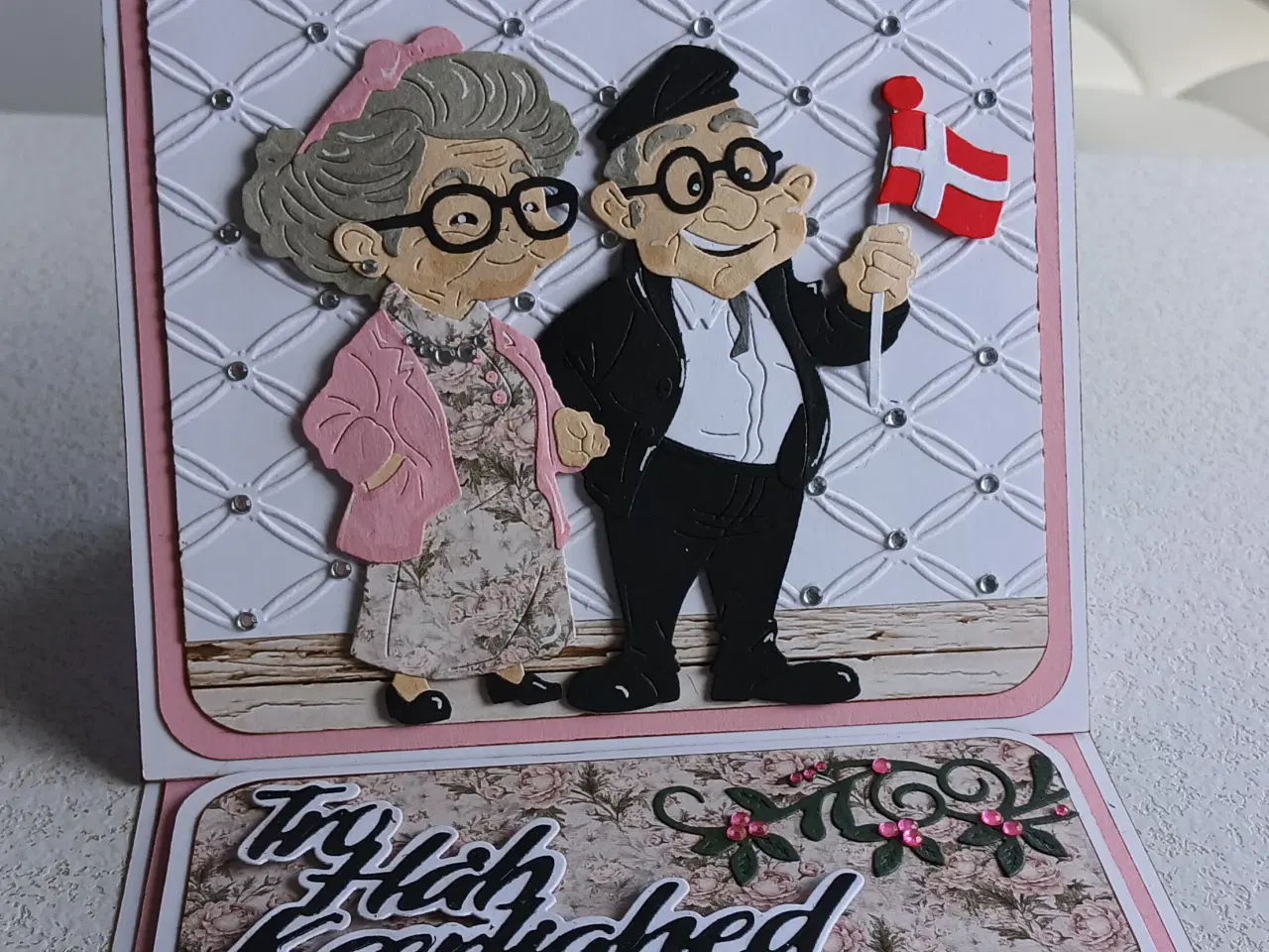 Billede 1 - Diamantbryllupskort sælges.