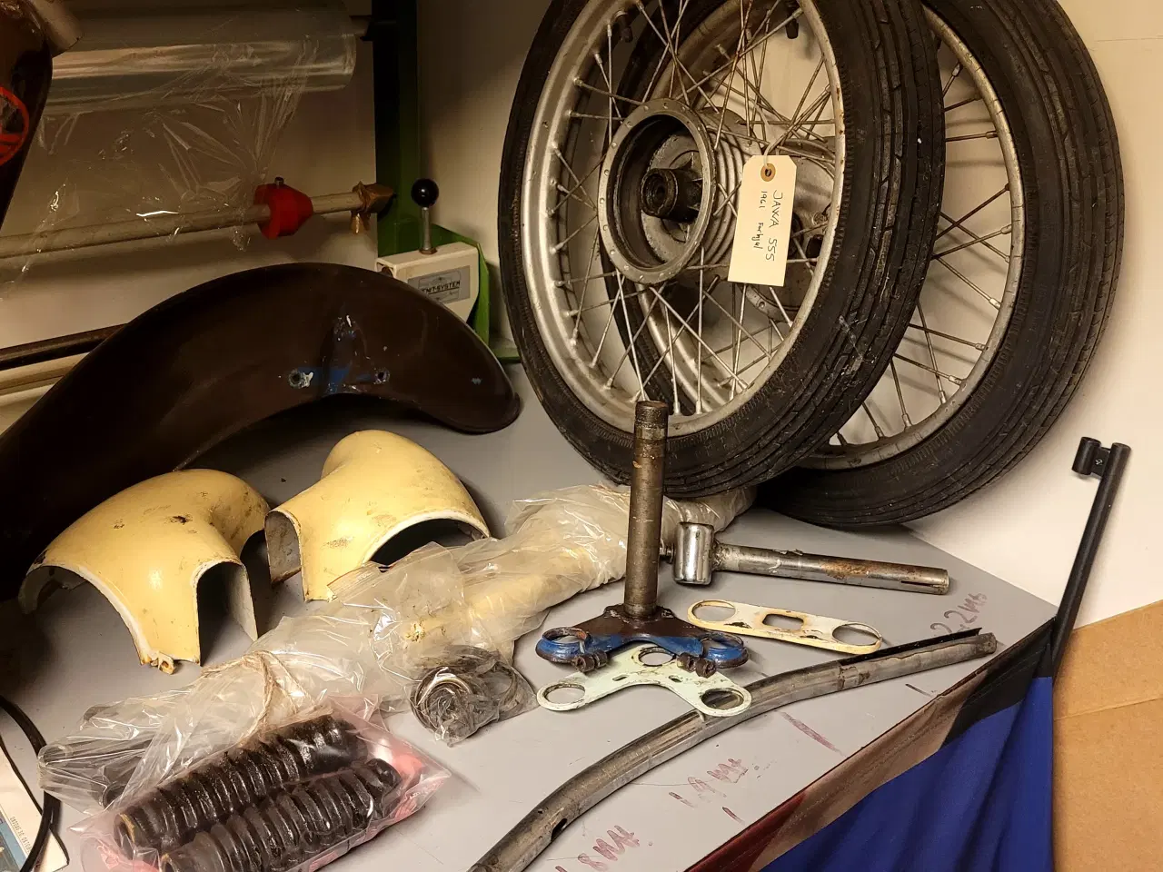 Billede 3 - Jawa 555 veteranknallert projekt fra 1961