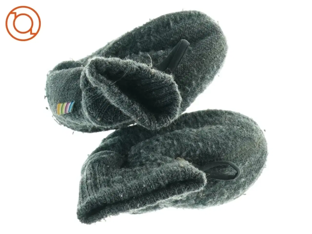 Billede 1 - Strikkede tøfler fra Melton (str. Udvendig sal 11 cm)