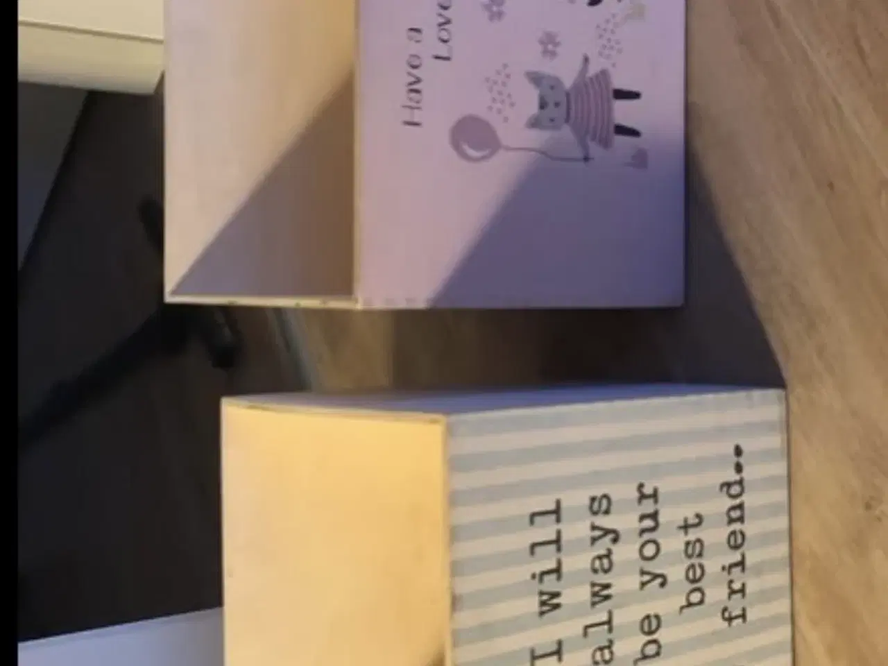 Billede 4 - Søde opbevarings kasser i træ 