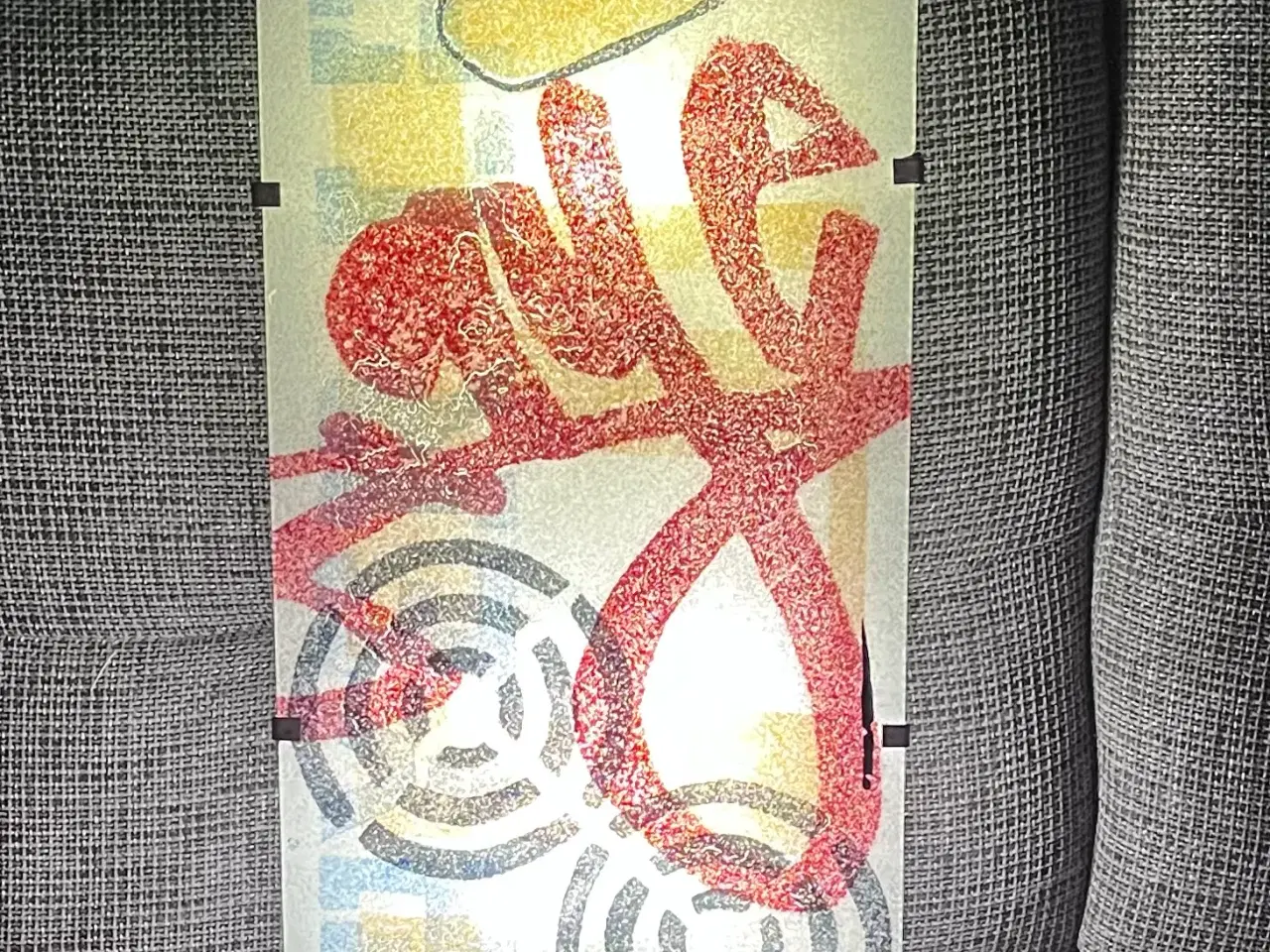 Billede 2 - Gyllen væglampe.