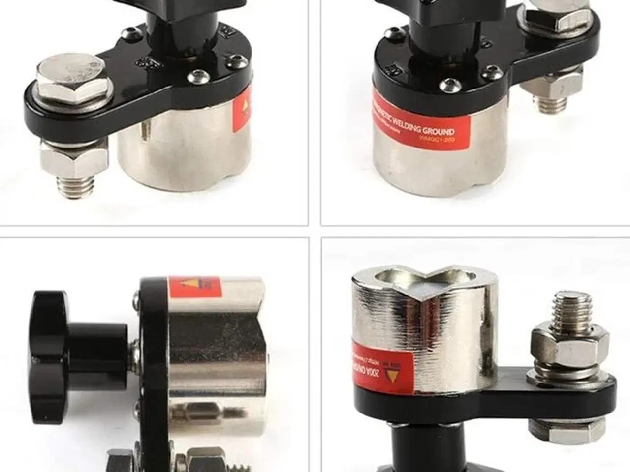 Billede 1 - 2 stk. Magnetisk svejseklem og jordklemme – MWGC1-300F3, 300A, 40 kg trækkraft