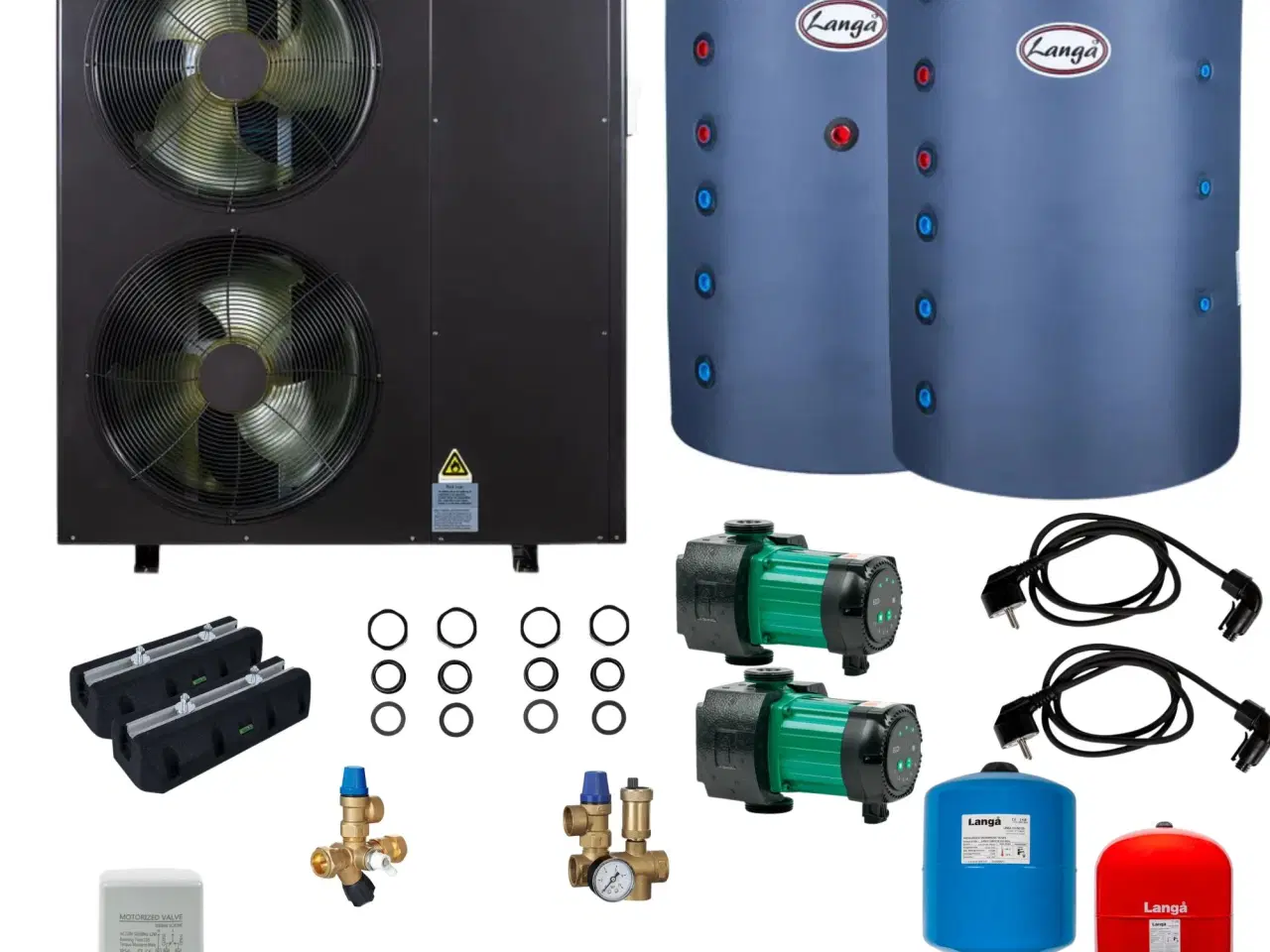 Billede 1 - Luft/vand varmepumpe pakke 450m2 inkl. montering