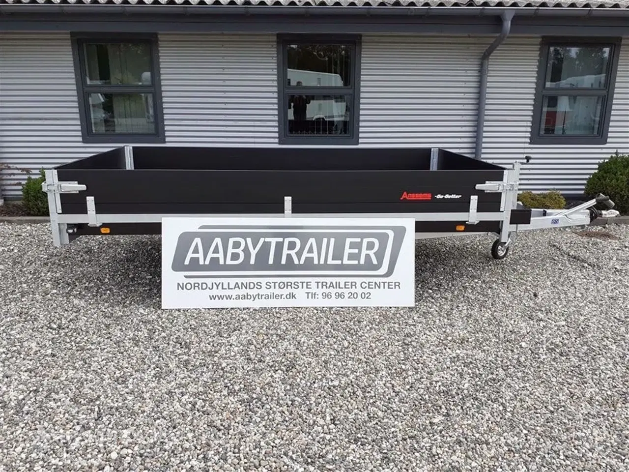 Billede 1 - 0 - Anssems PSX-S 2000-325 GO GETTER   markedets Fedeste trailer med aluminiums sider i matsort.