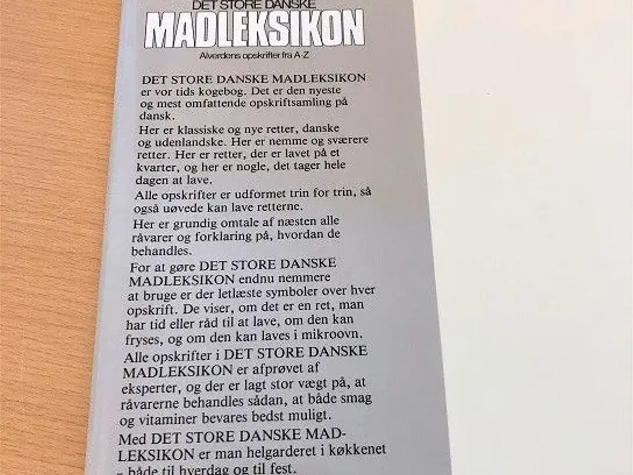 Billede 5 - Det store danske MADLEKSIKON - kogebog