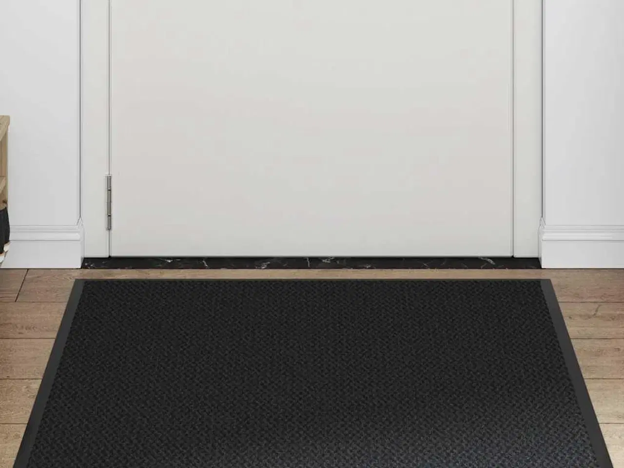 Billede 2 - Dørmåtte Sort 90x120 cm