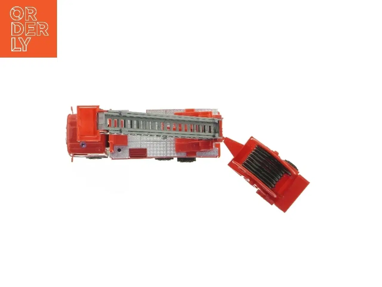 Billede 4 - Legetøjs brandbil med stige (str. 10x30x6 cm)