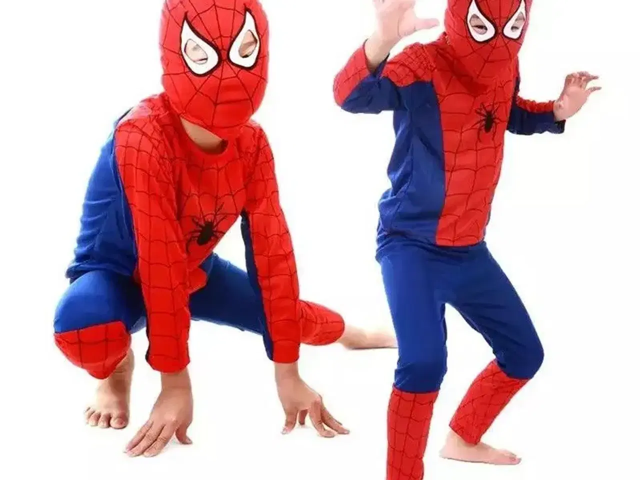Billede 4 - Spiderman dragt str. 104 NY kostume med Spiderman 