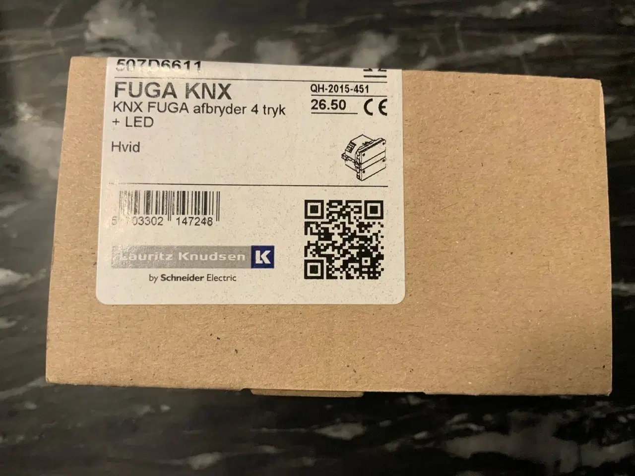 Billede 1 - KNX FUGA afbryder 4 tryk - LK