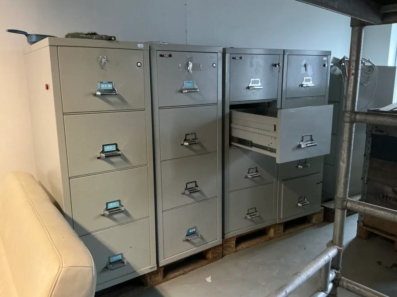 Billede 3 - 5 Arkivskabe brandsikre “fireKing” pr.stk. 1500