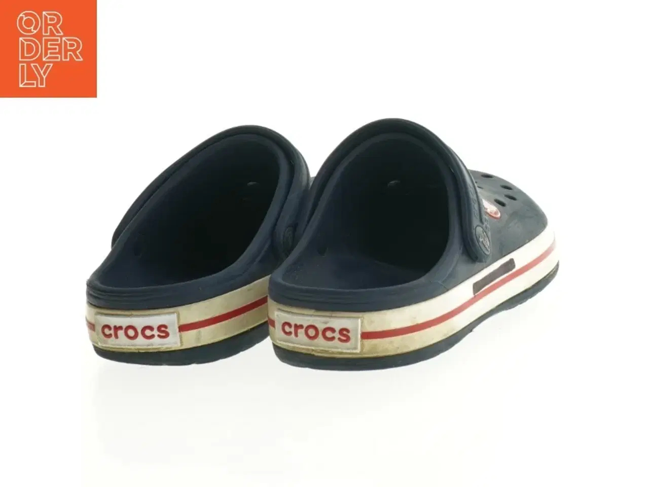 Billede 2 - Brugte mørkeblå sadaler fra Crocs (str. J1 / 32)