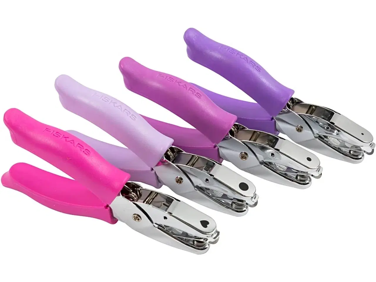 Billede 1 - Fiskars Hand punch, hulstr. 1,5+3+5+6 mm, 4 stk./ 1 pk.