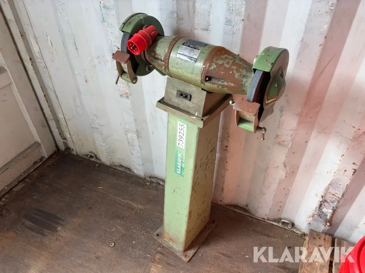 Billede 1 - Slibemaskine KEF Motor S5B dobbelt