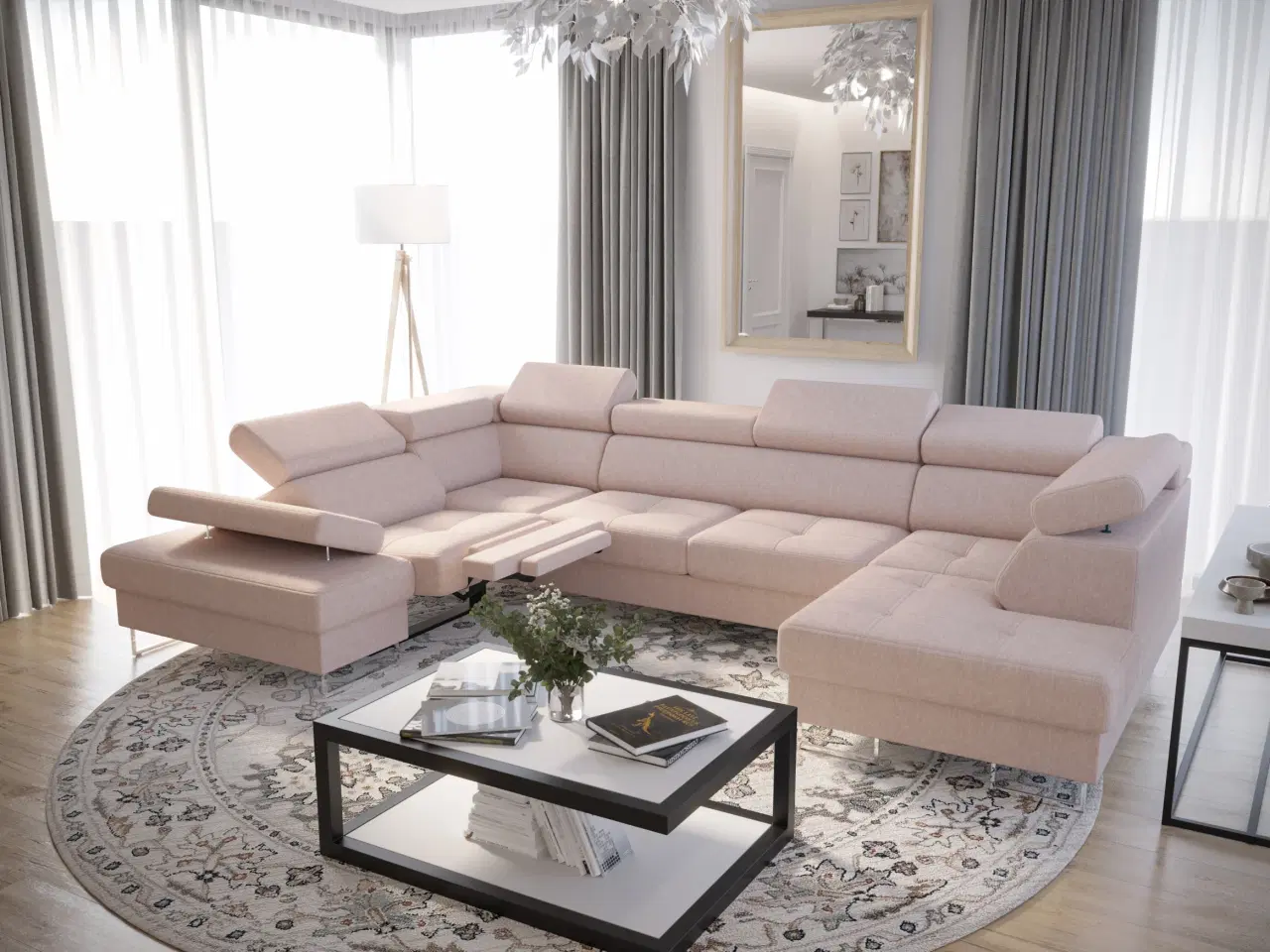 Billede 7 - GALAKSE MAX II RELAX HJØRNESOFA U 215x350x170