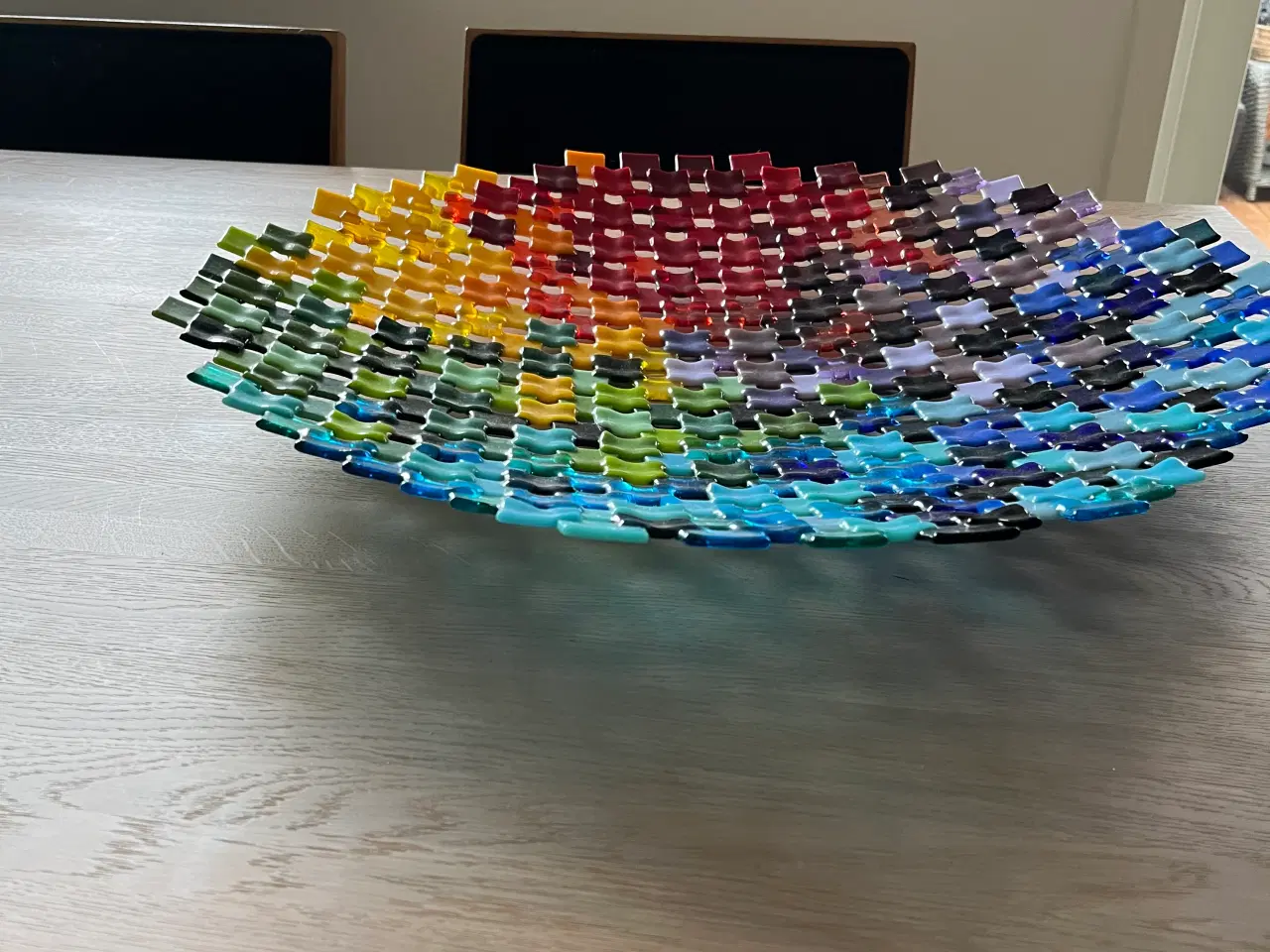 Billede 1 - Unikt bordfad designet og lavet af Rikke Pape