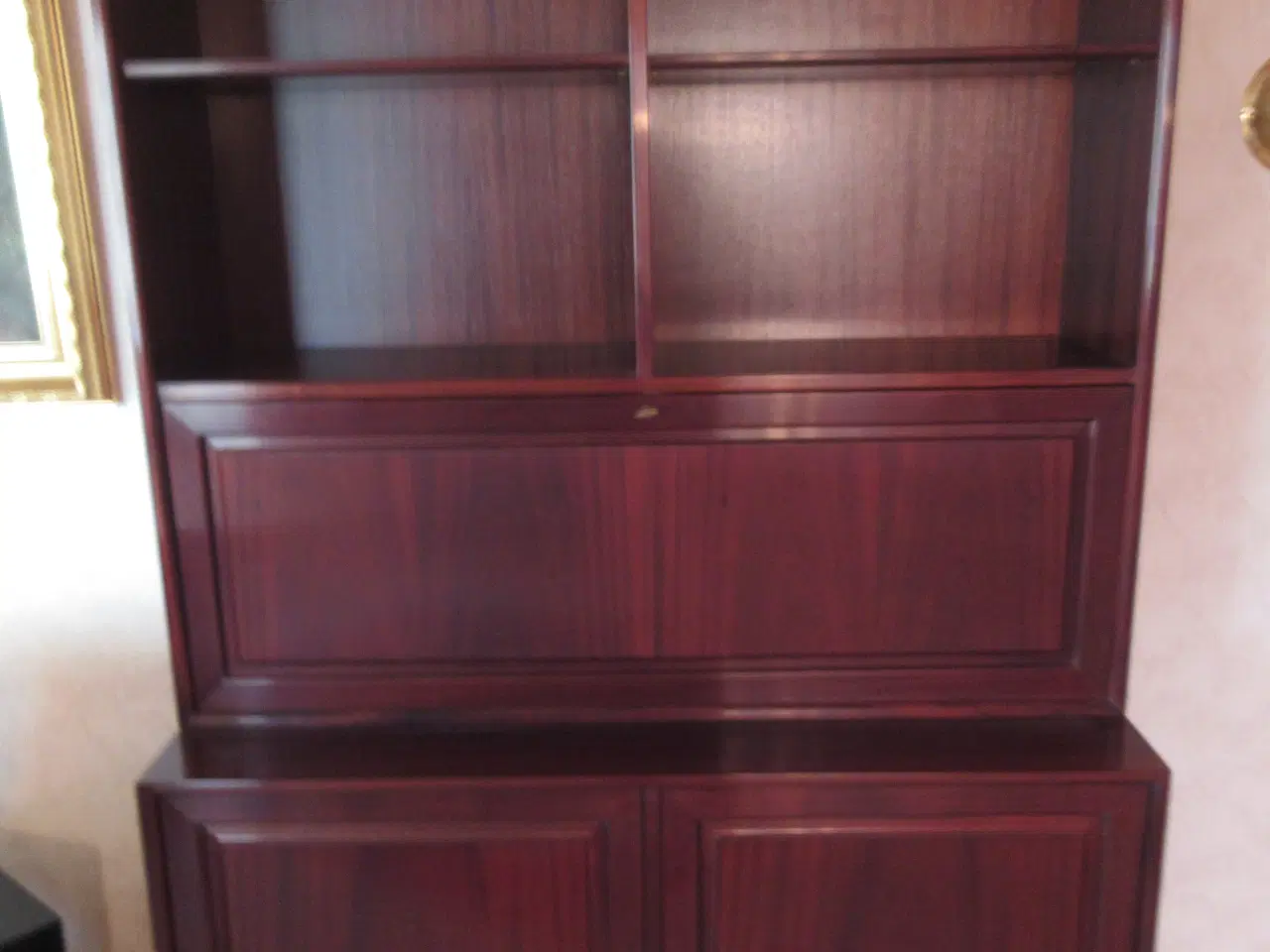 Billede 7 - Mahogni reol 3 sektioner