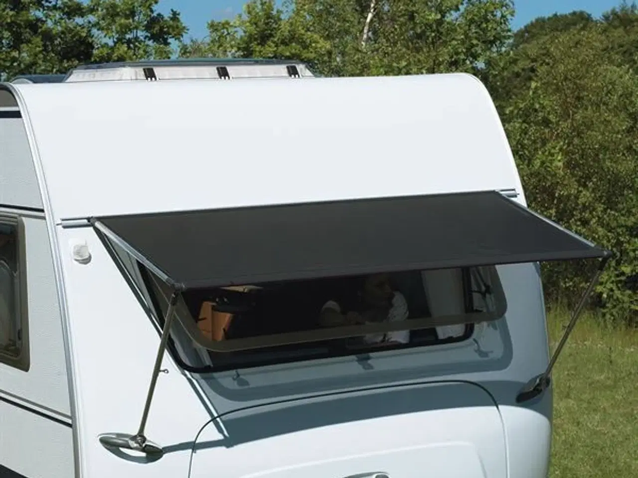 Billede 1 - Vinduesmarkise campingvogn 215 cm