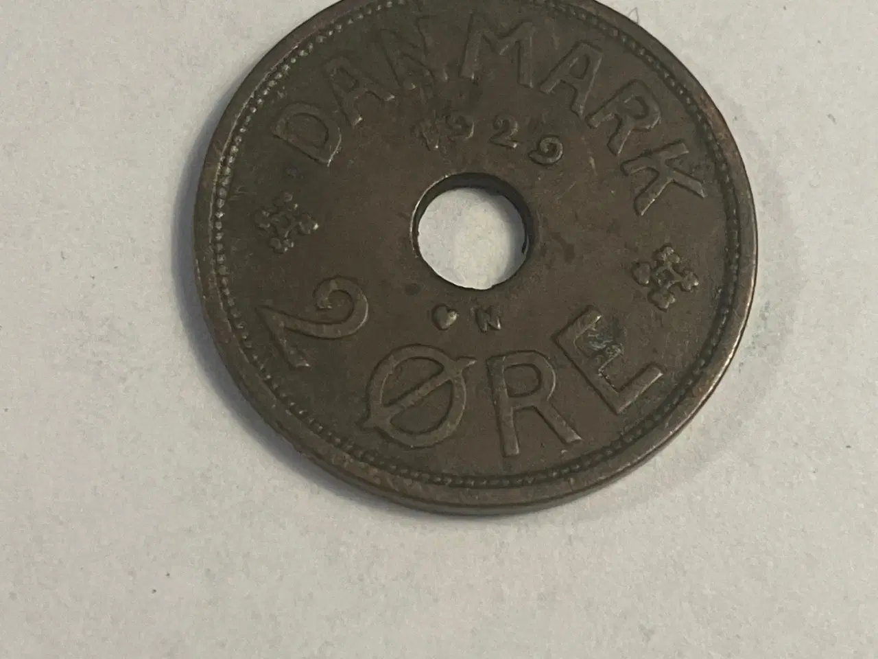 Billede 1 - 2 Øre 1929 Danmark