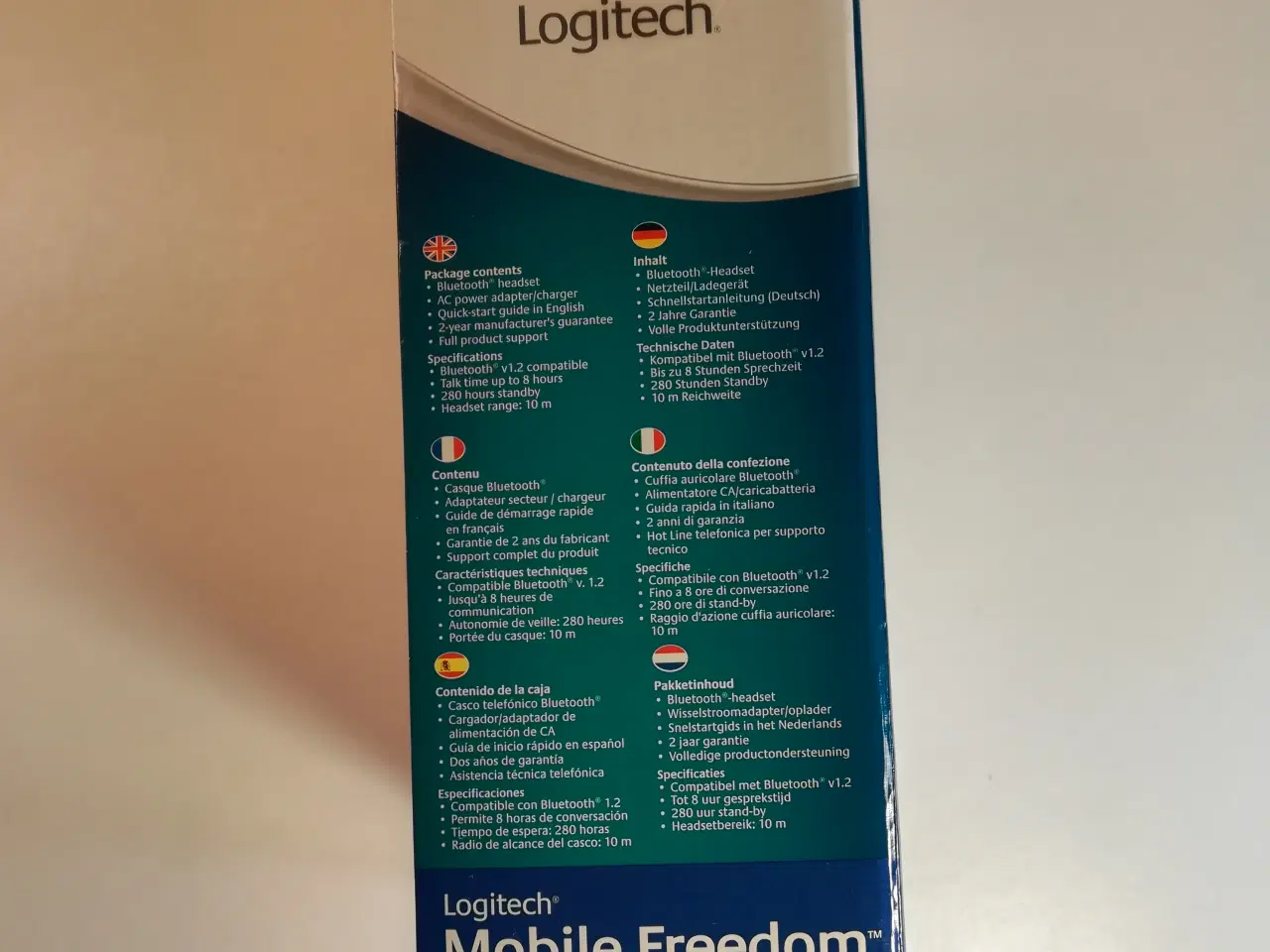 Billede 7 - Logitech Mobile Freedom Headset Bluetooth v1.2