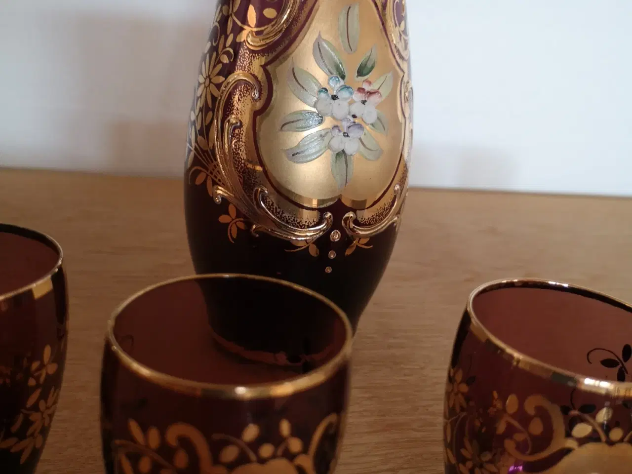 Billede 2 - Karaffel med 4 glas 