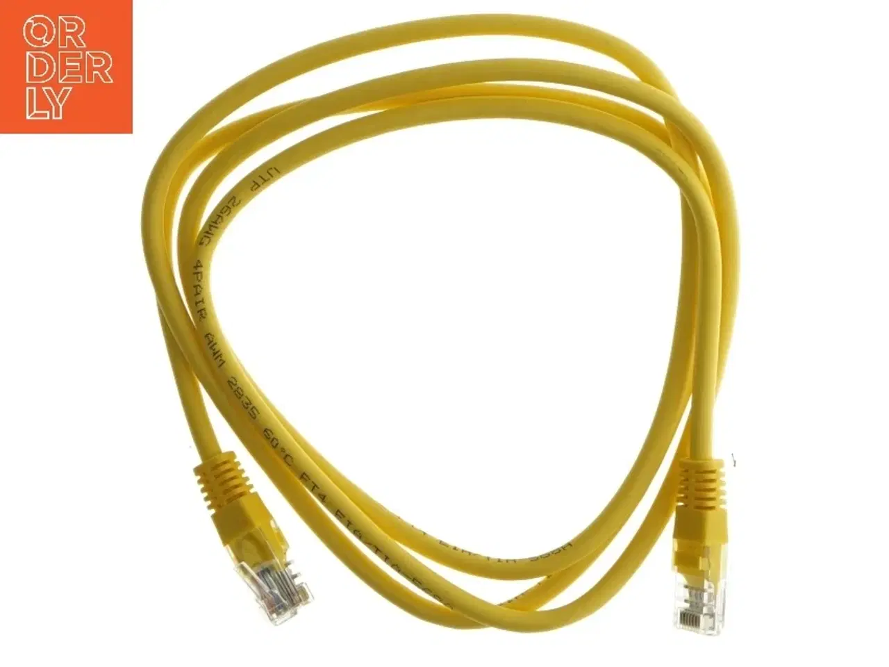 Billede 3 - Gul Ethernet-kabel 140 cm (str. 140 cm)