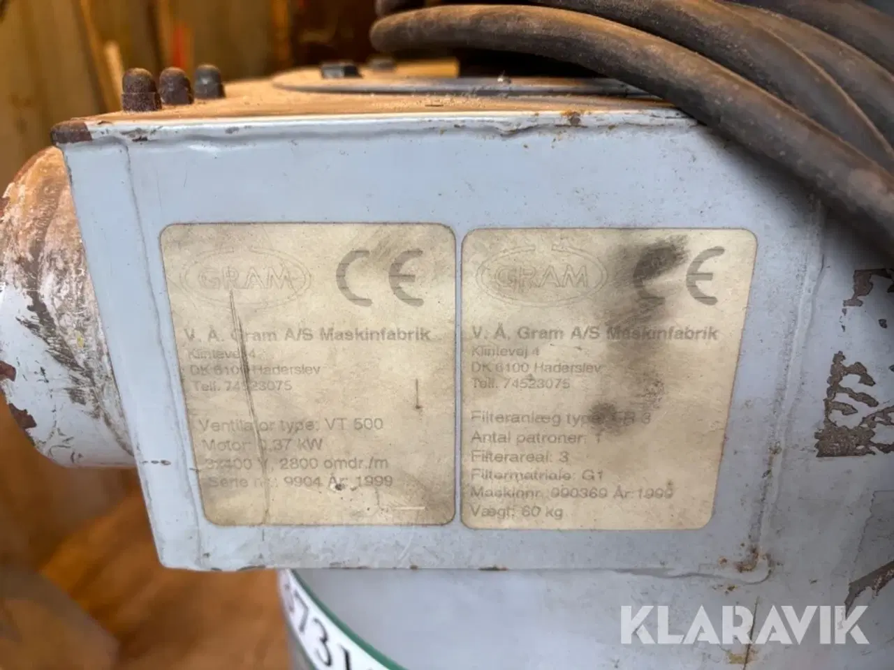 Billede 2 - ventilator-/udsugningsenhed Gram VT500