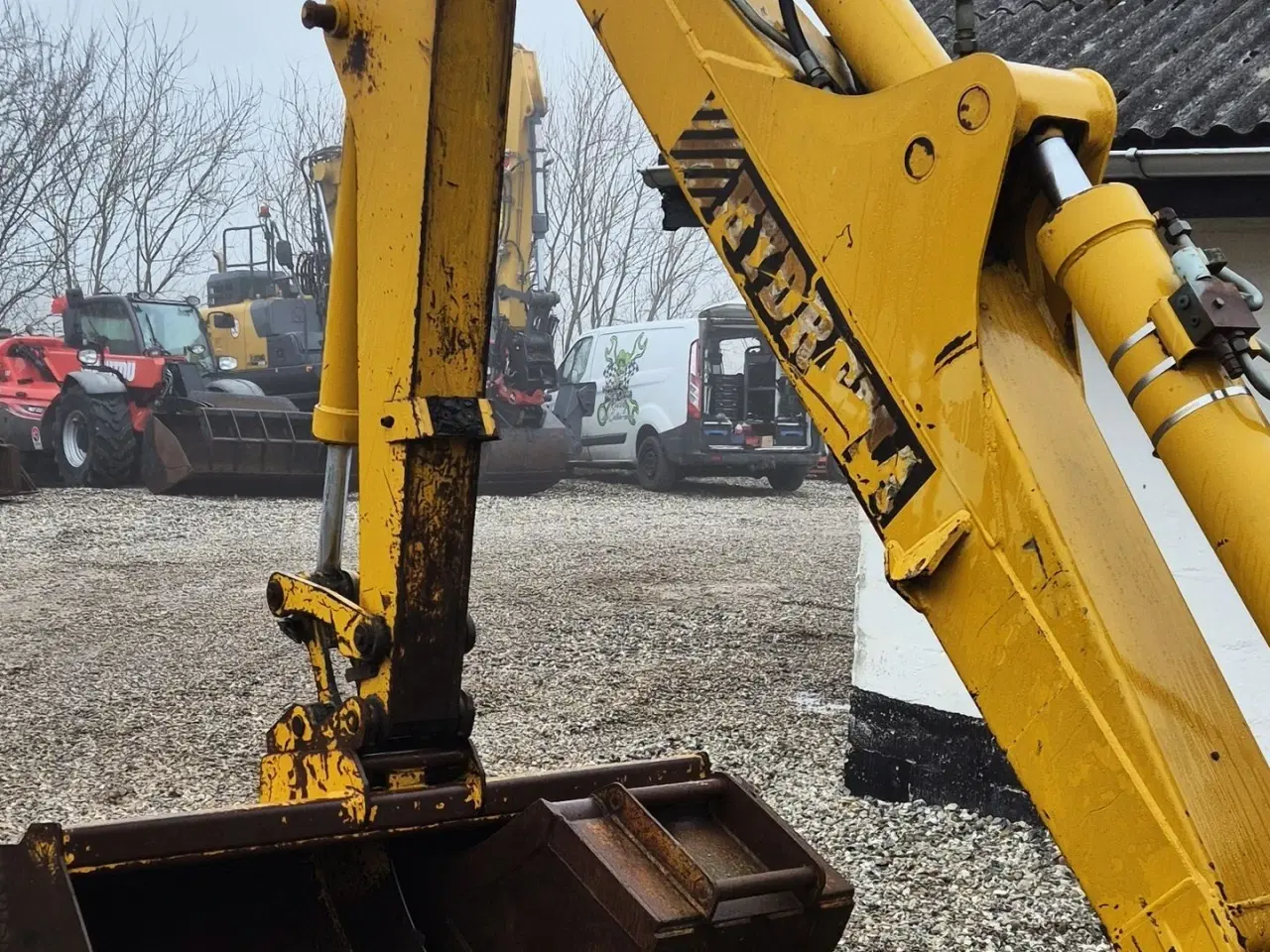 Billede 8 - Hydrema 906B / hy. skift for og bag / skovlsæt / årgang 1997