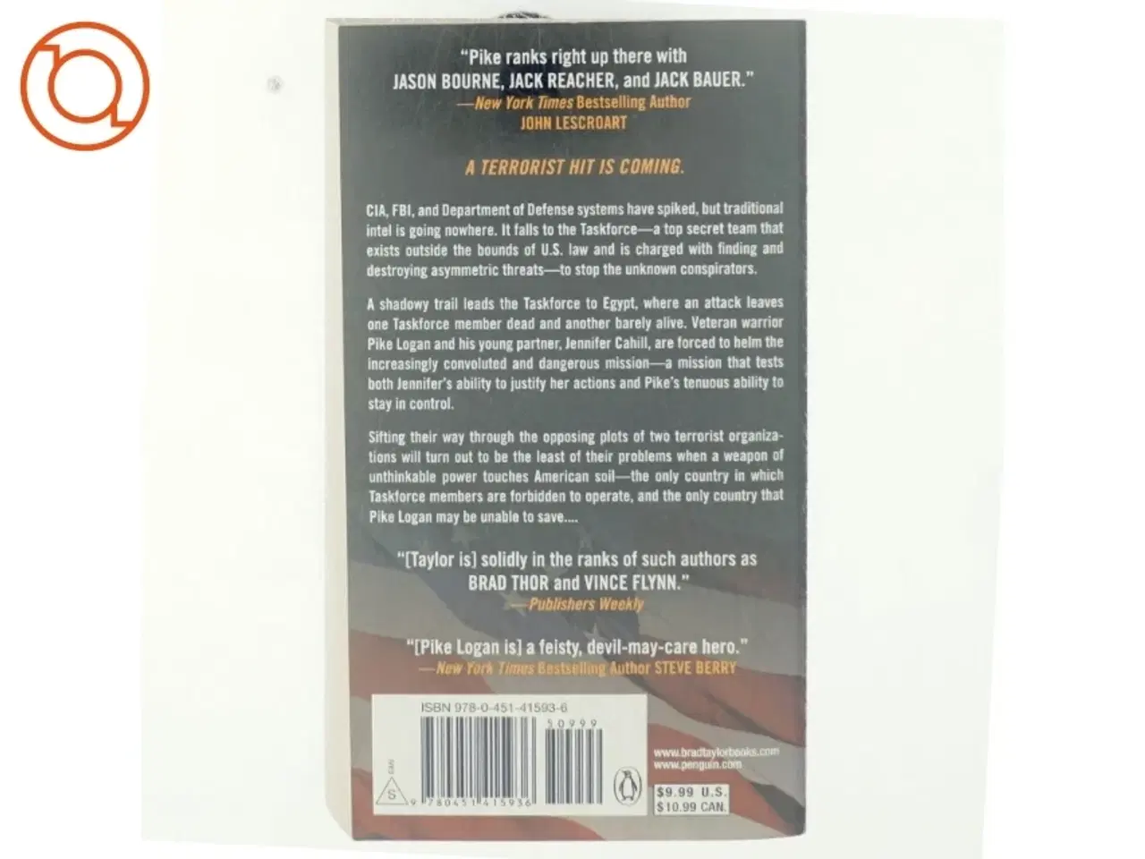 Billede 3 - All Necessary Force af Brad Taylor (Bog)