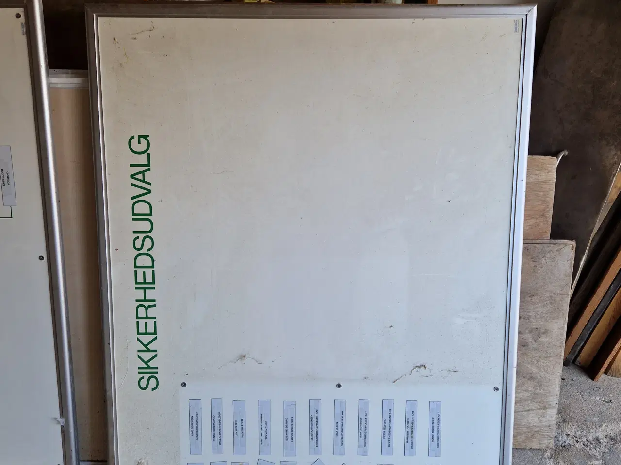 Billede 2 - White board 1,05m x 1,25m aluramme